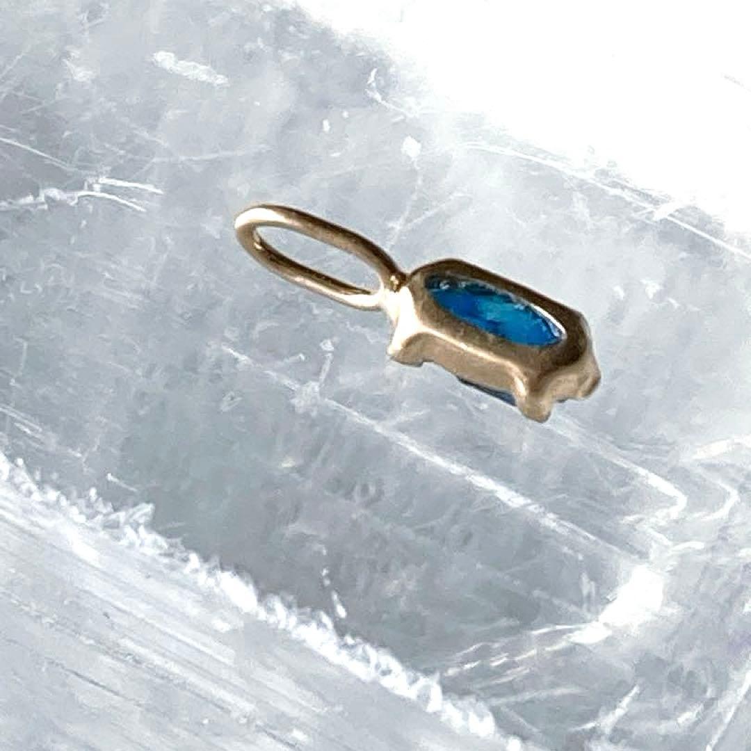 【ソ付】ユークレース原石10金ペンダントトップ