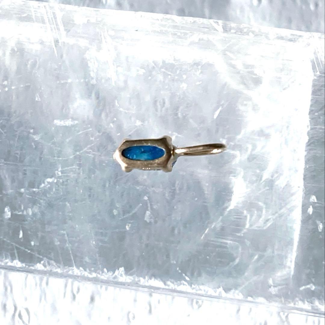 【ソ付】ユークレース原石10金ペンダントトップ