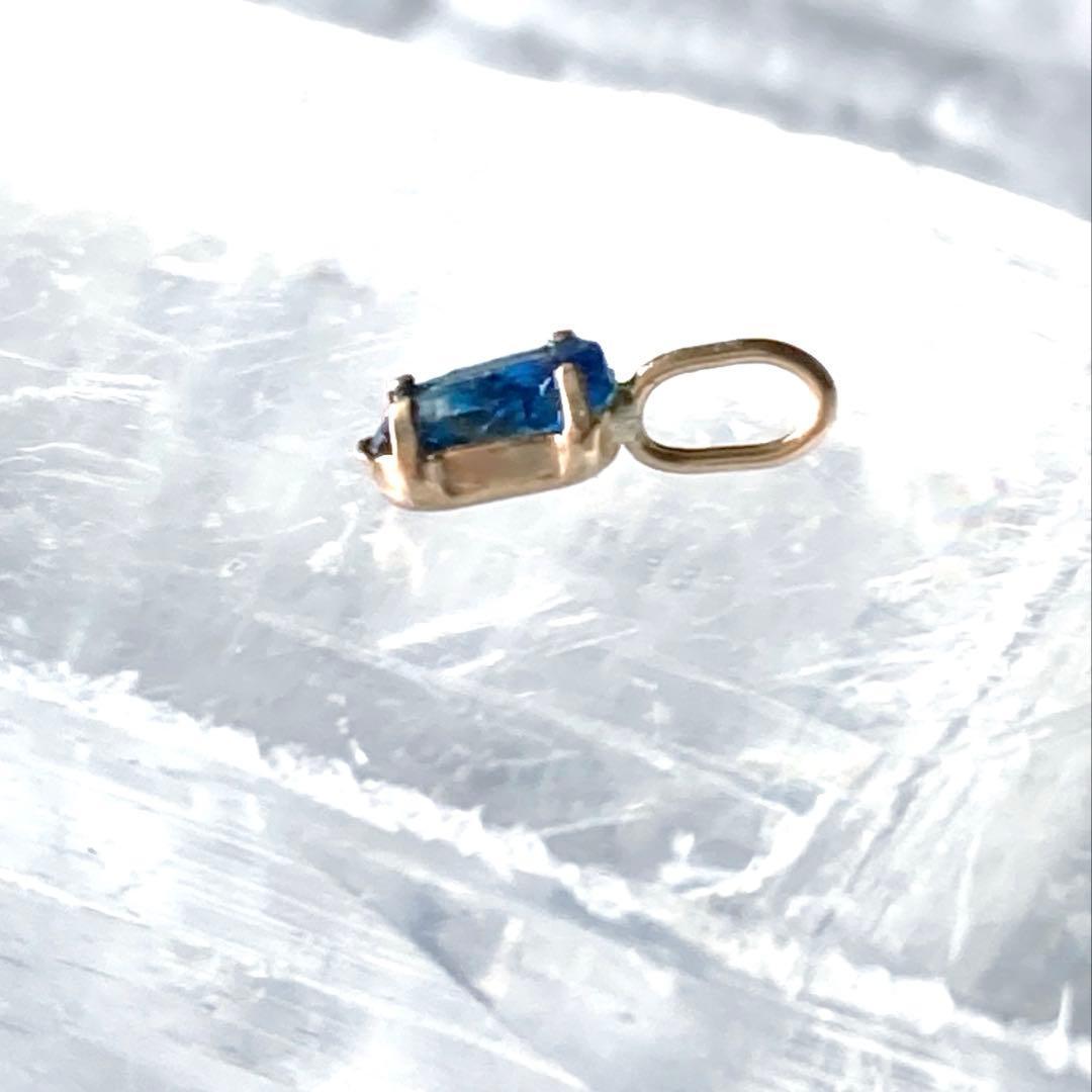 【ソ付】ユークレース原石10金ペンダントトップ