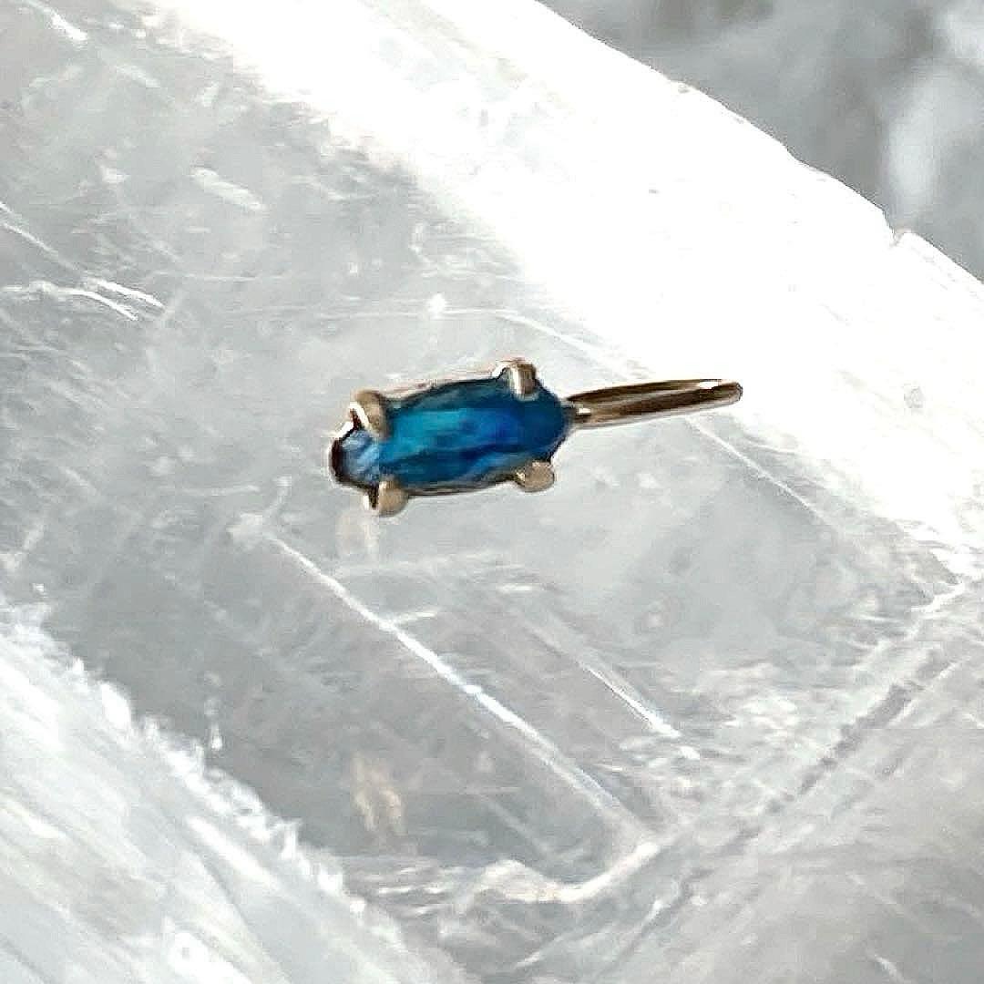 【ソ付】ユークレース原石10金ペンダントトップ