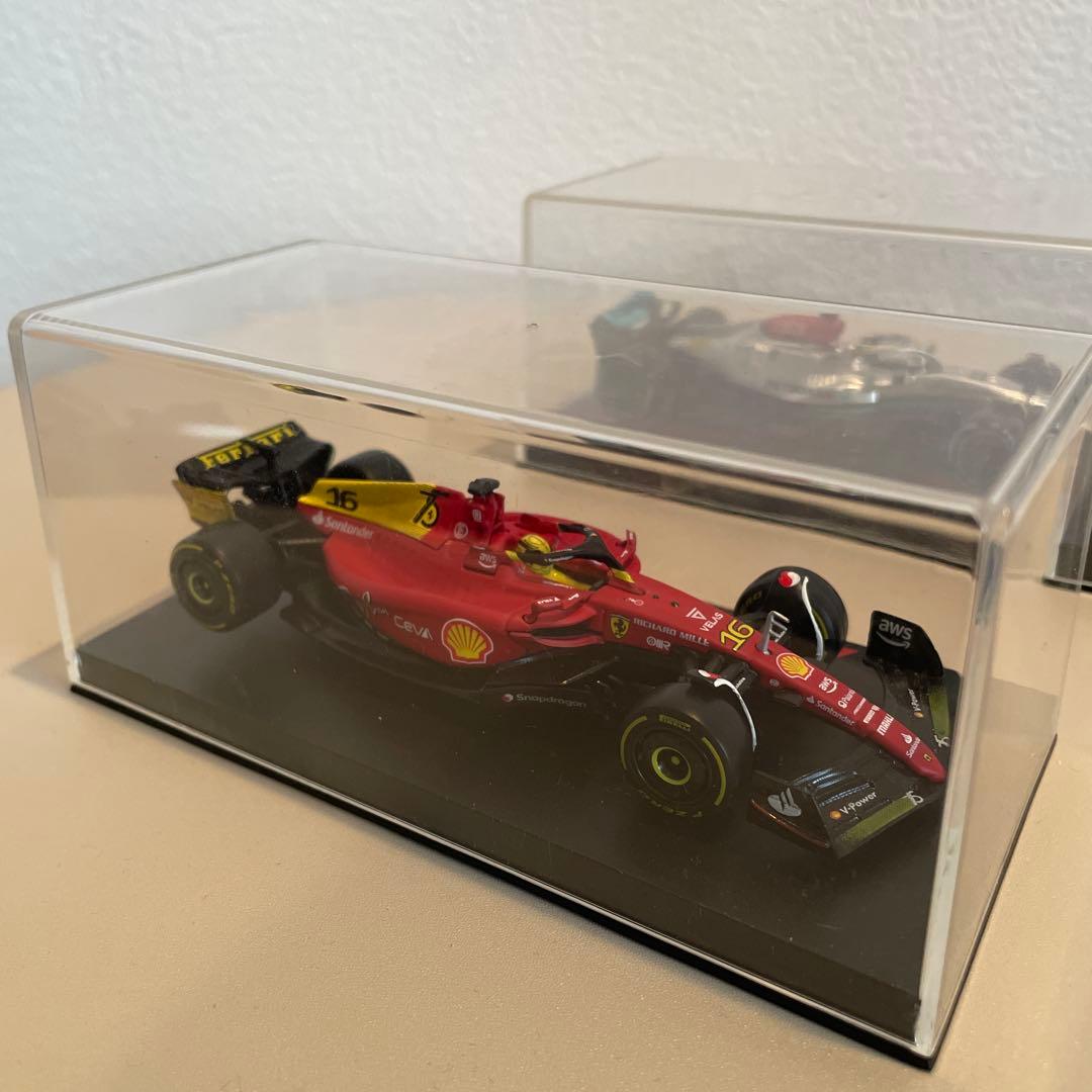 ①フェラーリ F1-75 イタリアGP ②メルセデス W13