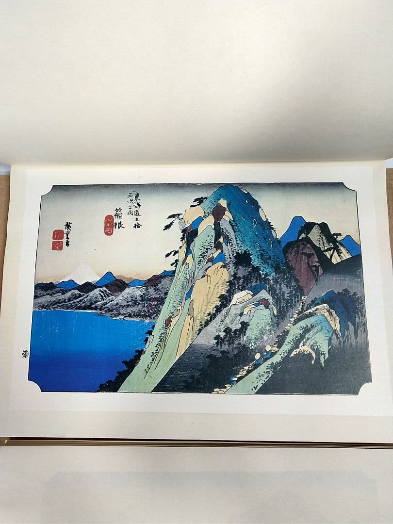 広重画 「東海道五十三次」 全58枚揃（55図+異版3枚）解説書付