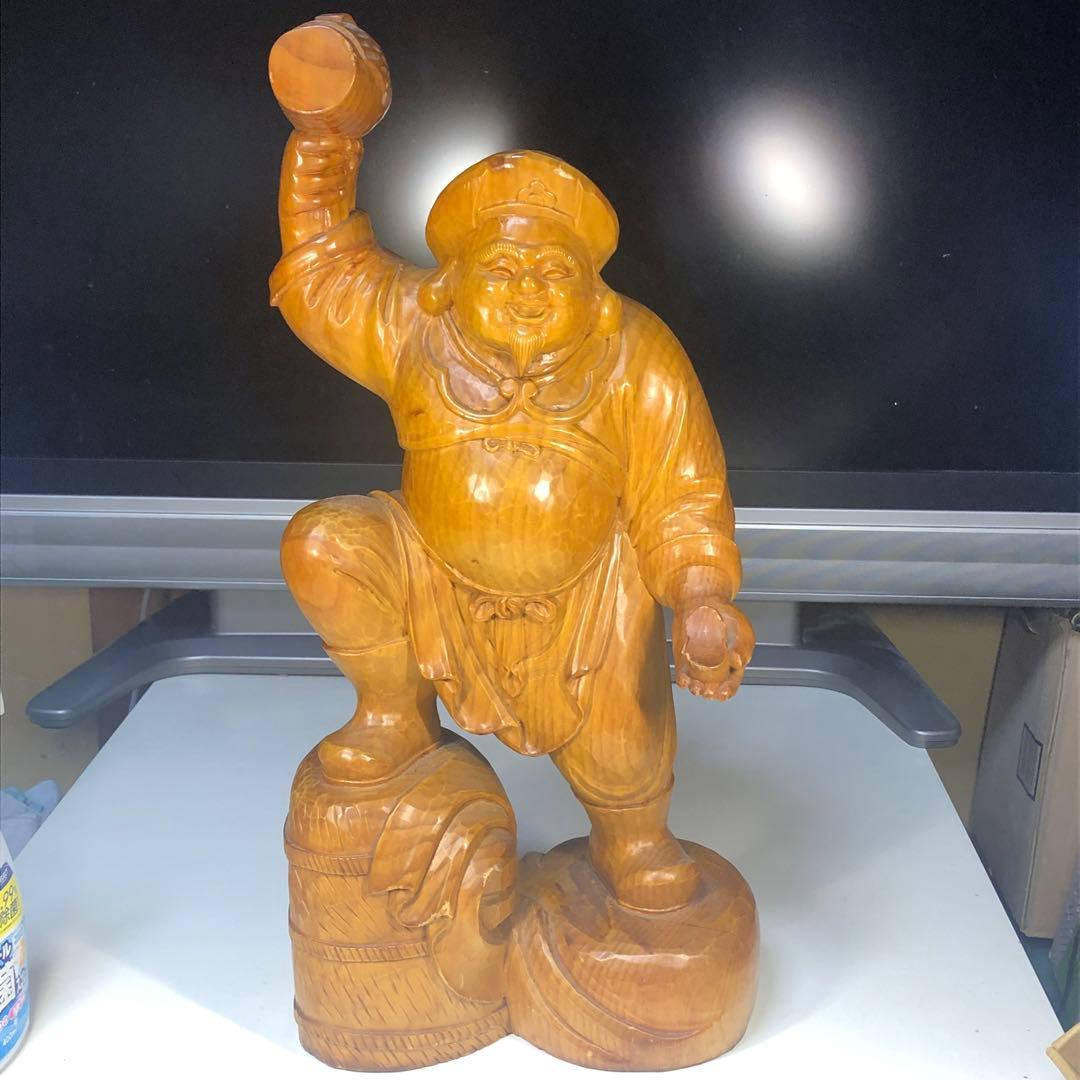七福神　大黒天　置物　木製