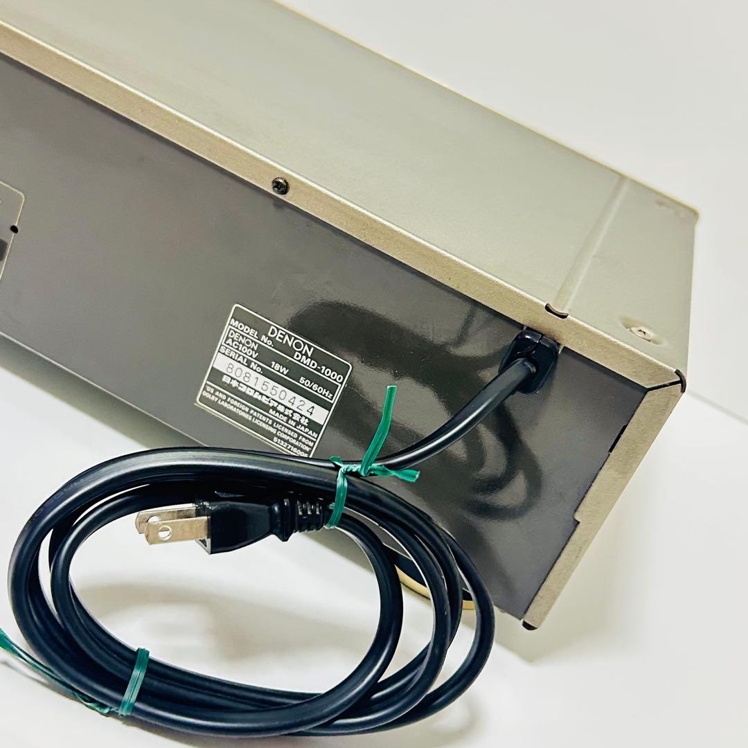 【極美品】DENON MDデッキ/MDレコーダー DMD-1000 動作品