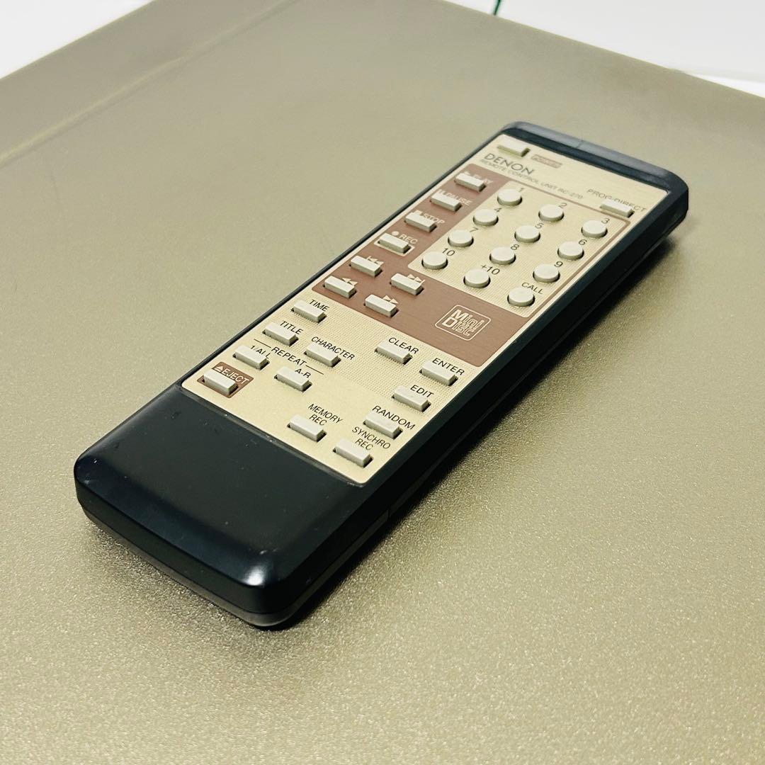 【極美品】DENON MDデッキ/MDレコーダー DMD-1000 動作品