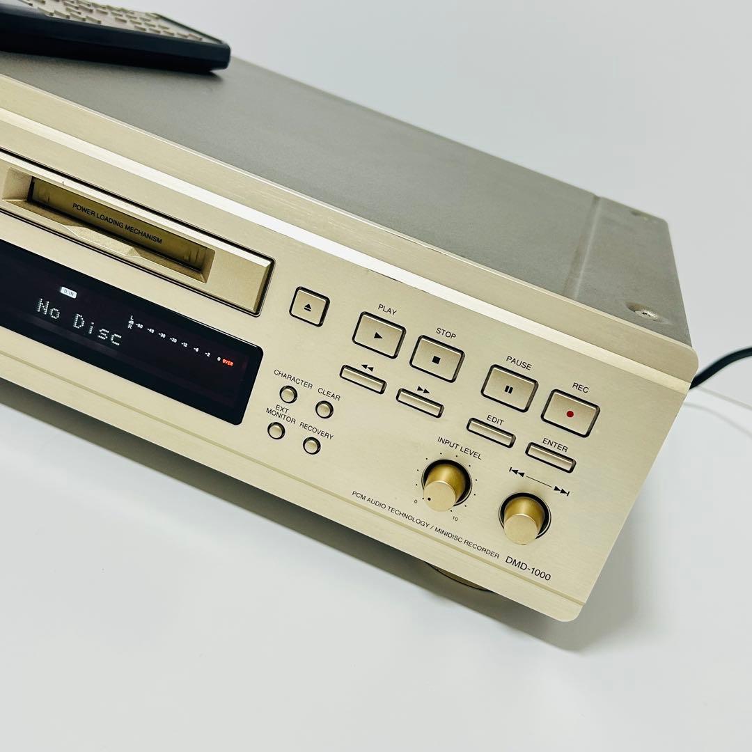 【極美品】DENON MDデッキ/MDレコーダー DMD-1000 動作品