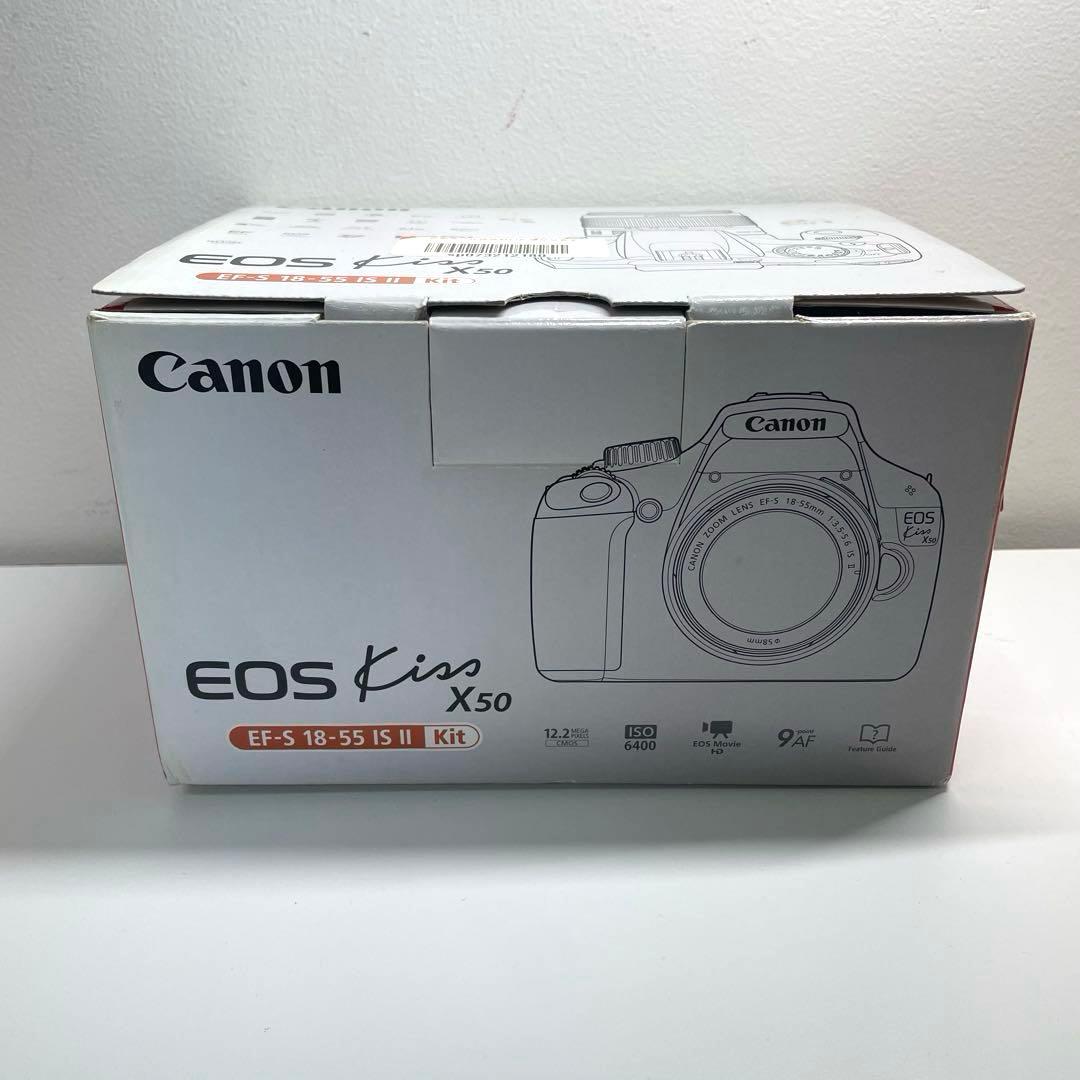 【TK】Canon EOS kiss x50 レッド デジタル一眼レフカメラ