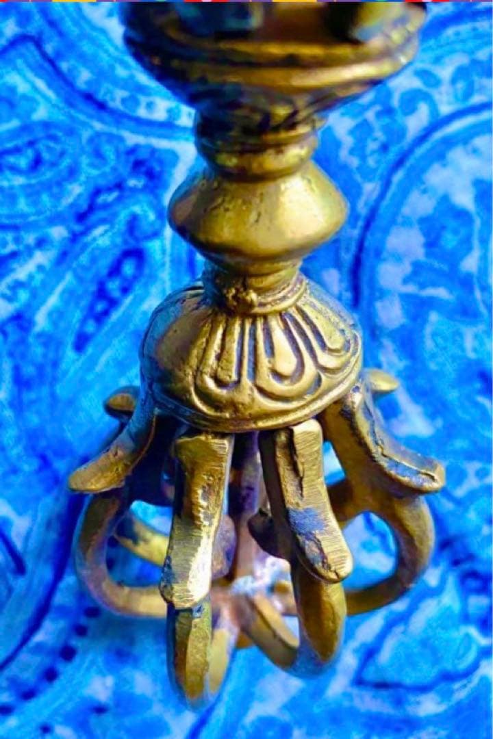 金運爆上げ！厄除！日本にない巨大！縦15cm ！九鈷杵　特別祈祷済み　チベット製