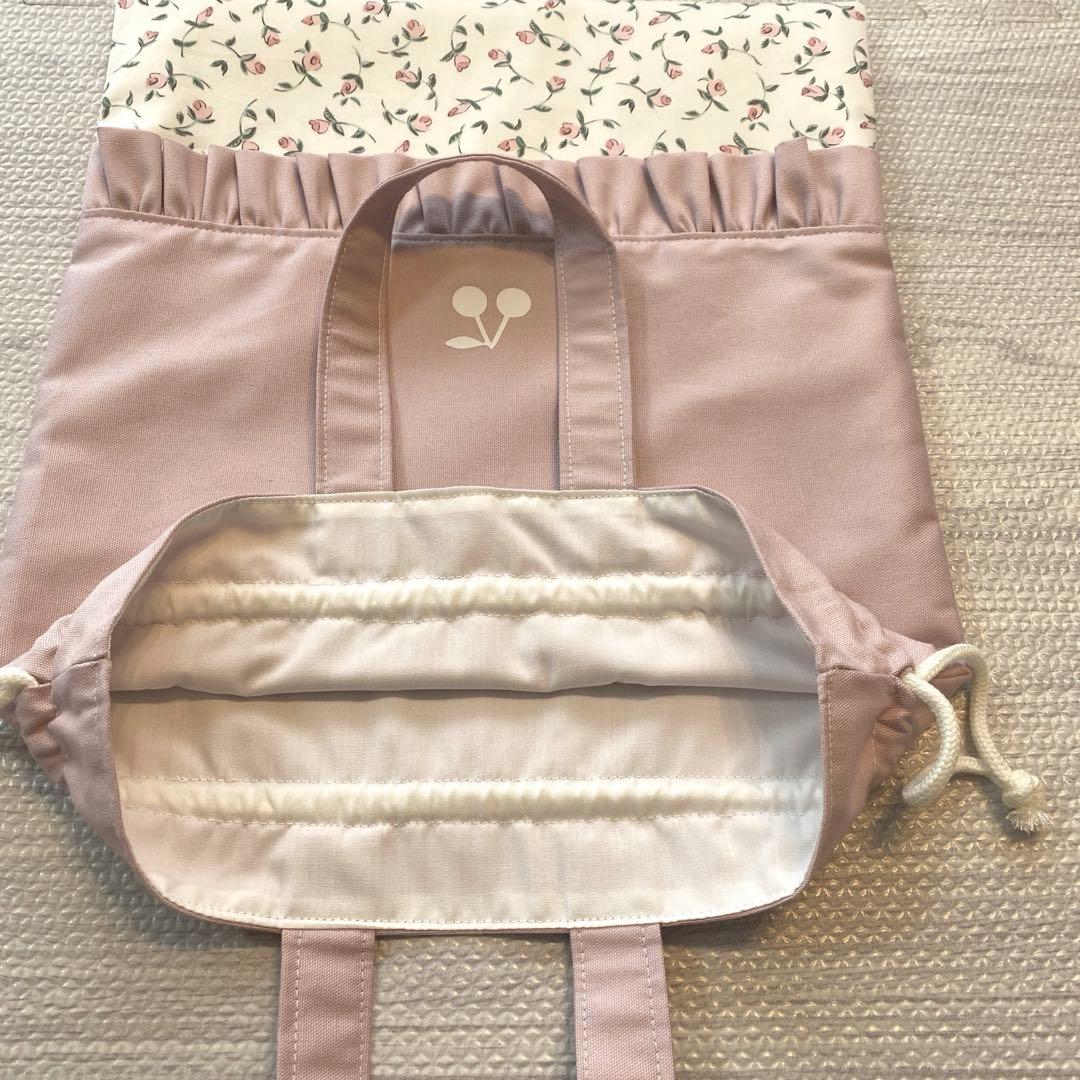 【オーダー可】入園・入学セット　リバティプリントフローティングフローラ