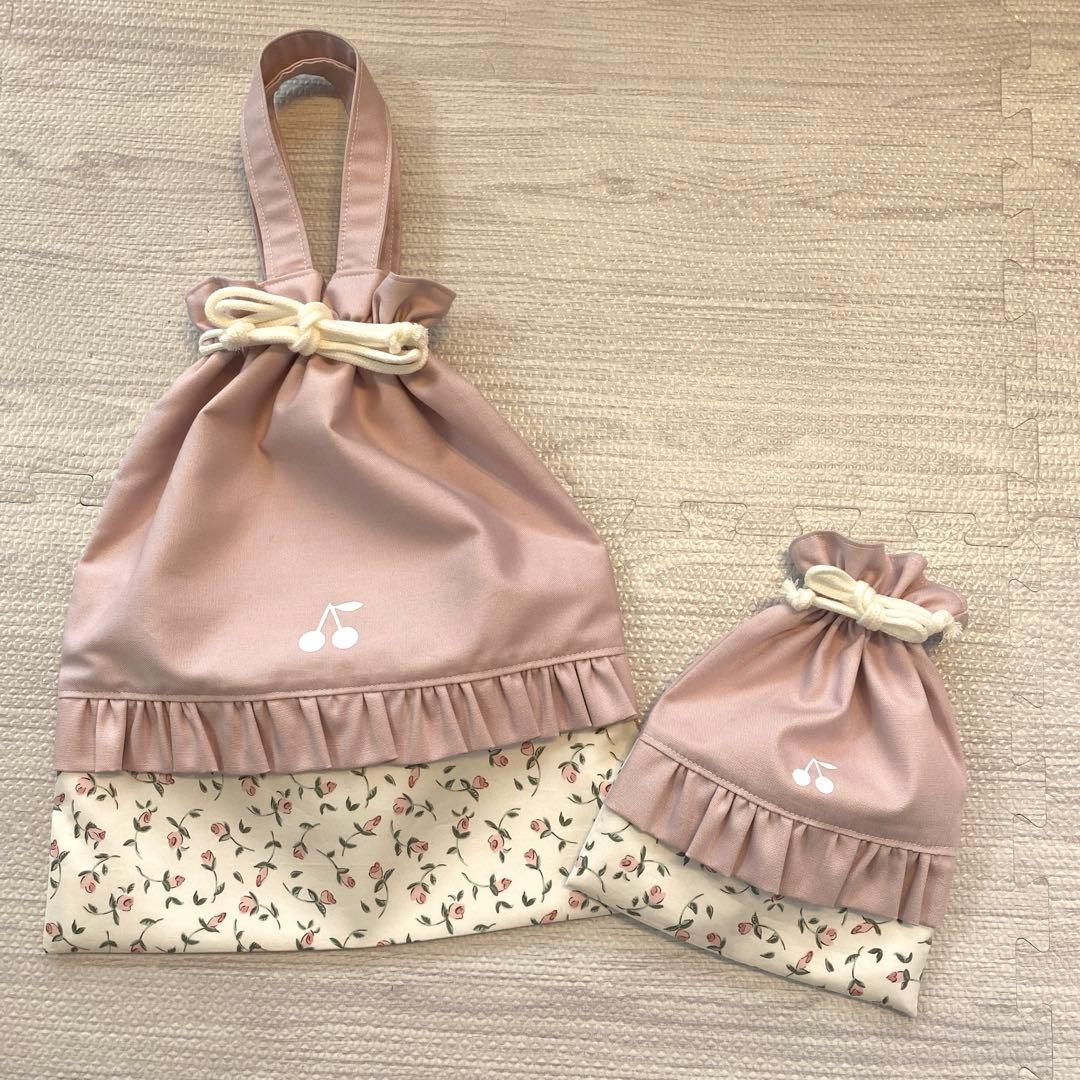 【オーダー可】入園・入学セット　リバティプリントフローティングフローラ