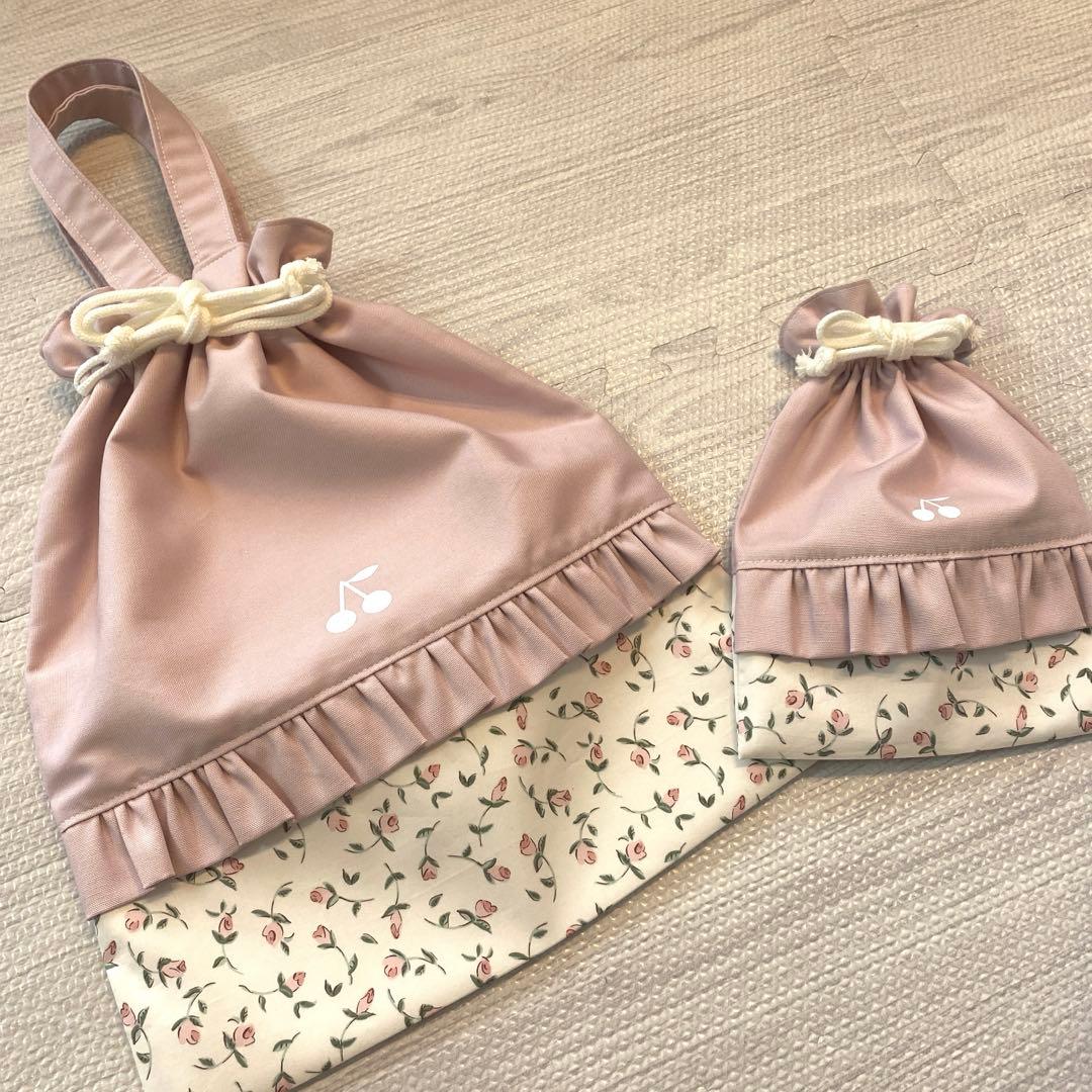 【オーダー可】入園・入学セット　リバティプリントフローティングフローラ