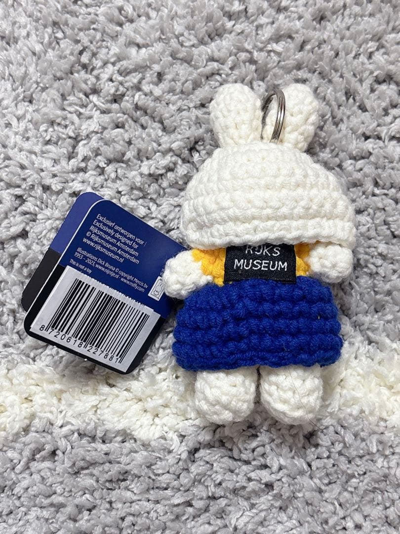 ミルクメイドミッフィーキーホルダー　あみぐるみ