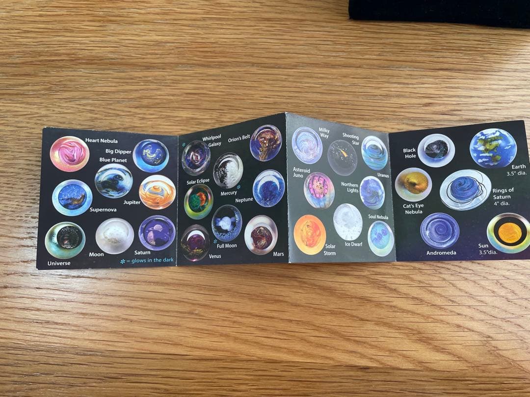 GLASS EYE STUDIO ペーパーウェイト　ガラス　海王星