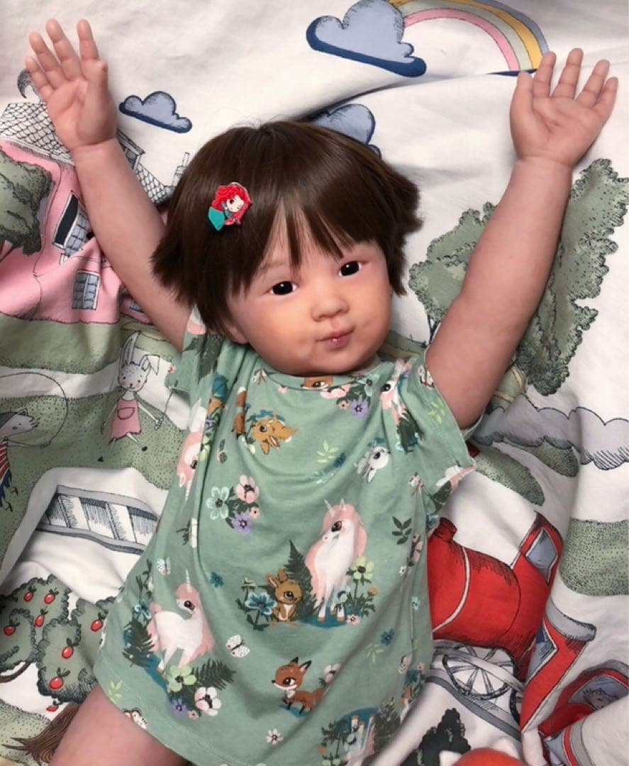 グラスアイ　トドラーリボーンドール