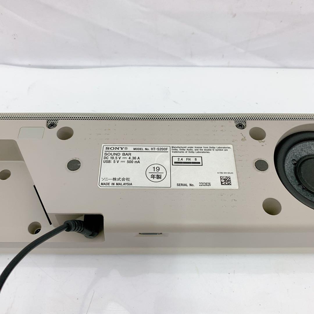 9SAM37 【動作品】ソニー コンパクトサウンドバー HT-S200FW