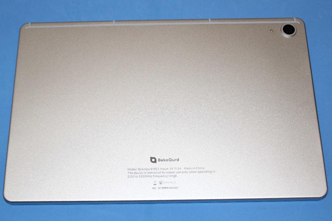 【ほぼ新品】タブレット BekoQurd M11 11インチ Android14