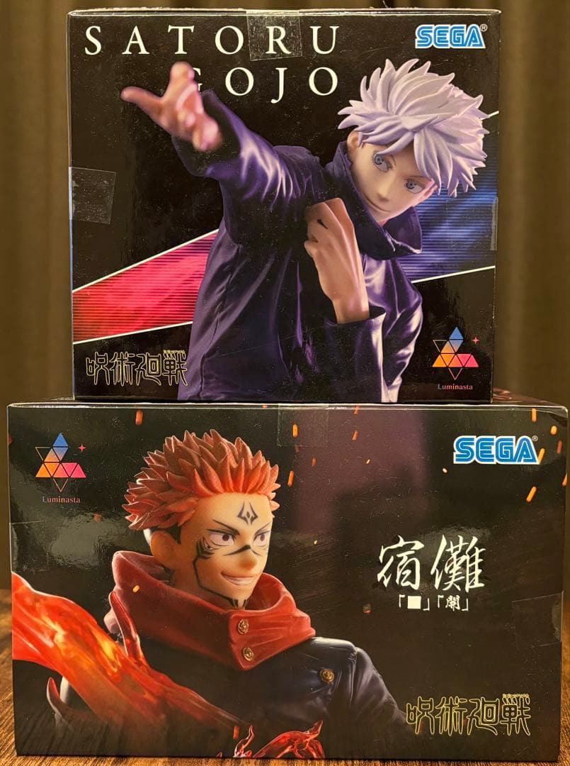 呪術廻戦 Luminasta 五条悟、宿儺 フィギュア 2種セット SEGA