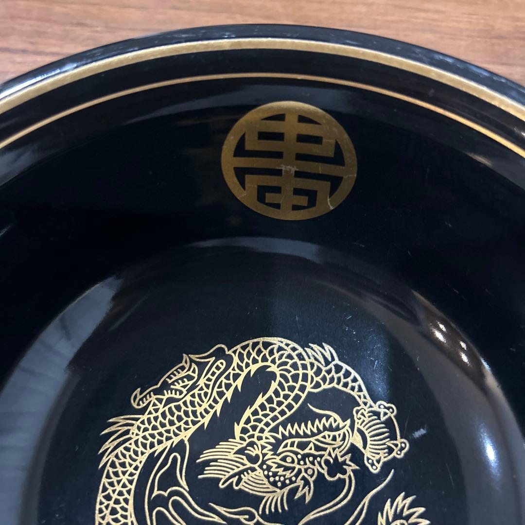 蒙古タンメン中本　黒どんぶり　ラーメン鉢　①