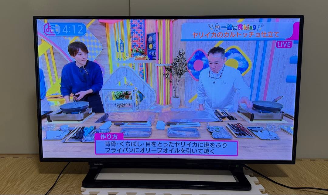 美品 東芝　40S10 40型⭕️ 上地 BS/CS テレビ