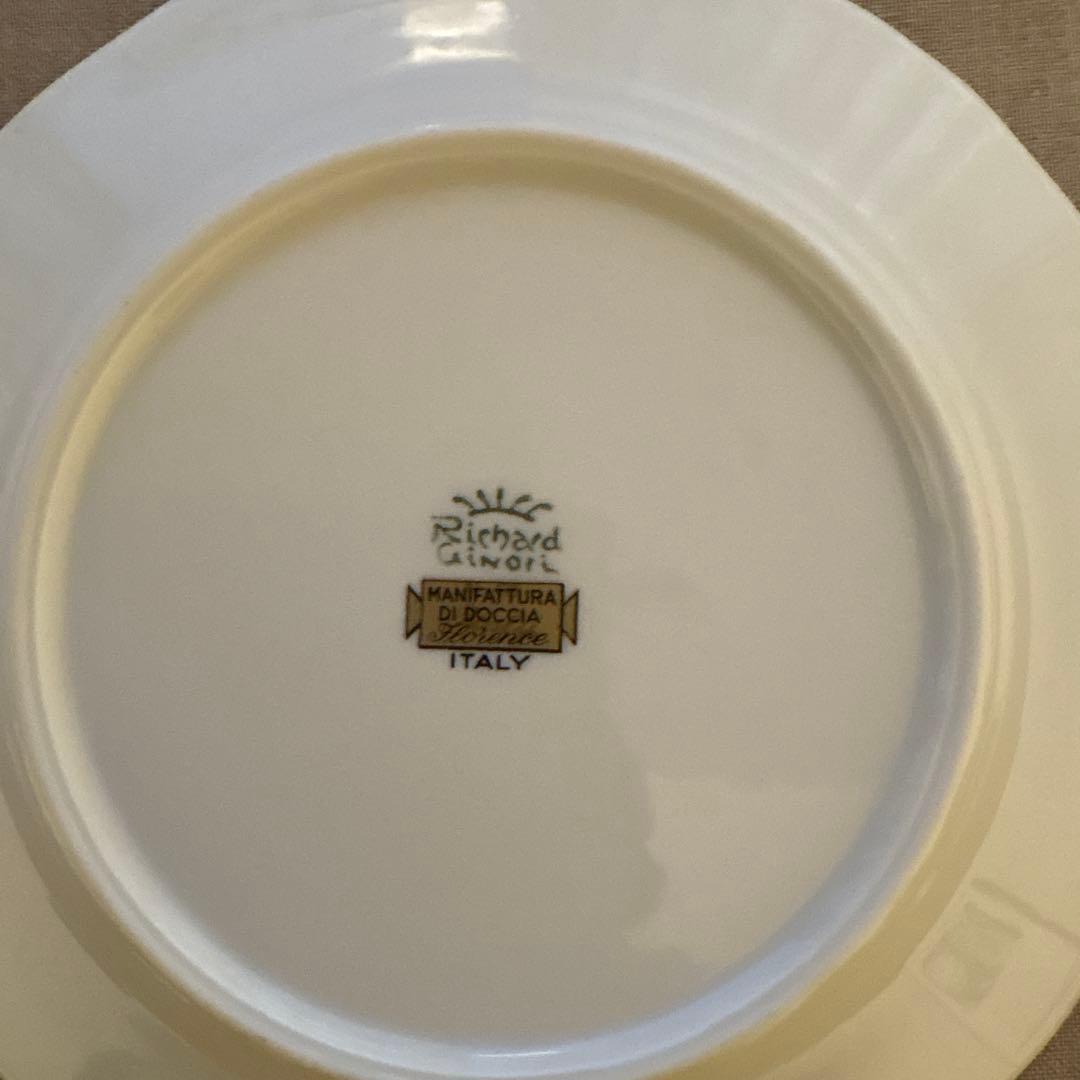 リチャードジノリのケーキ皿2枚 イタリアンフルーツ