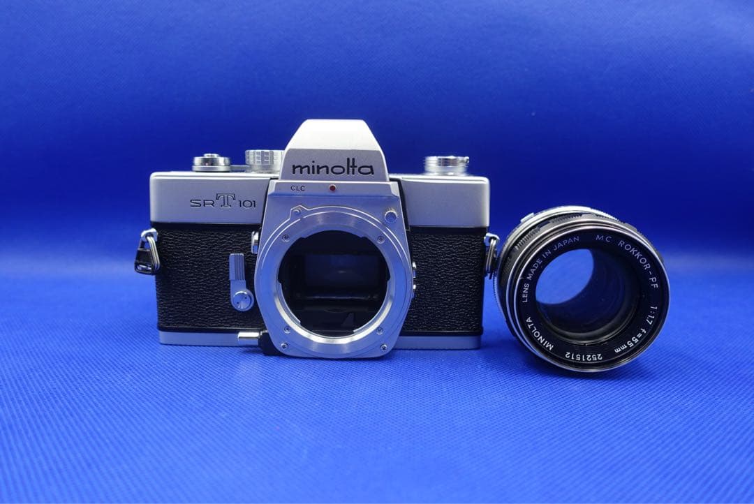 フィルムカメラ MINOLTA SRT101 55mm F1.7 100-200 F5.6