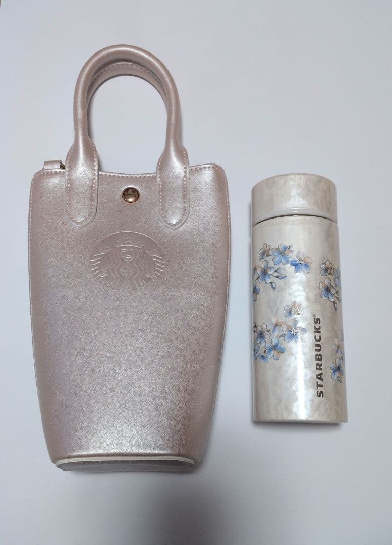STARBUCKS 　SAKURA★ステンレスボトル＆ボトルショルダーバック★