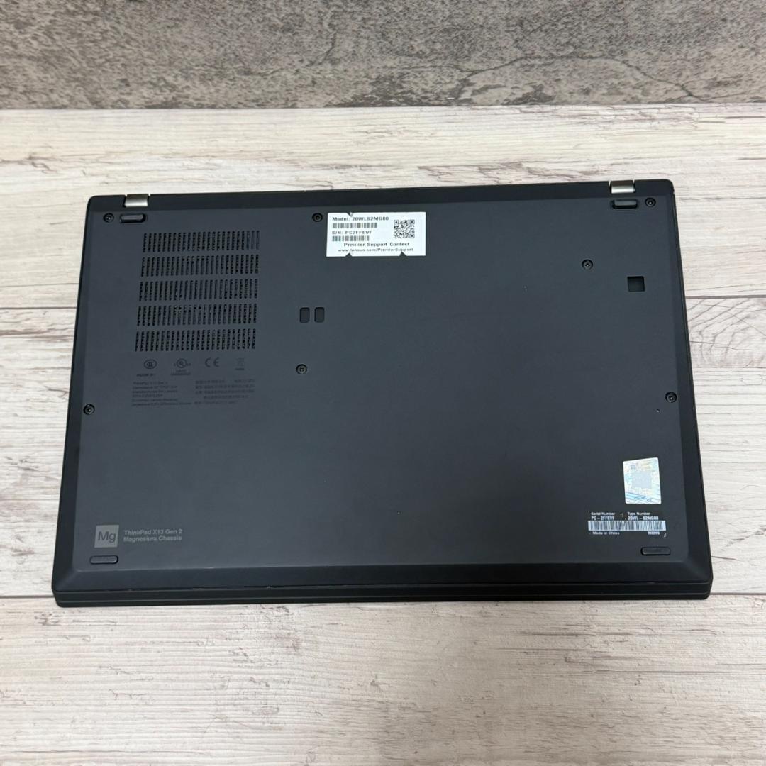 準美品☆ThinkPad X13 Gen 2 第11世代i5 8GB ノート ③