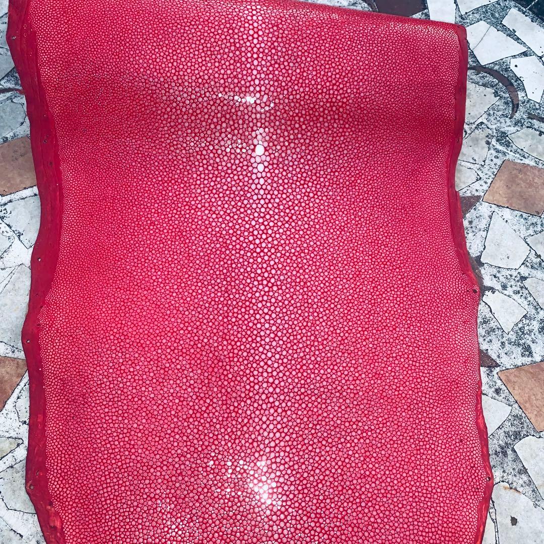 20) S エイ革 鮫革 鮫皮 stingray ガルーシャ スティングレイ