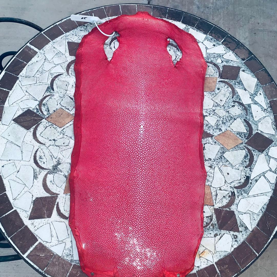 20) S エイ革 鮫革 鮫皮 stingray ガルーシャ スティングレイ