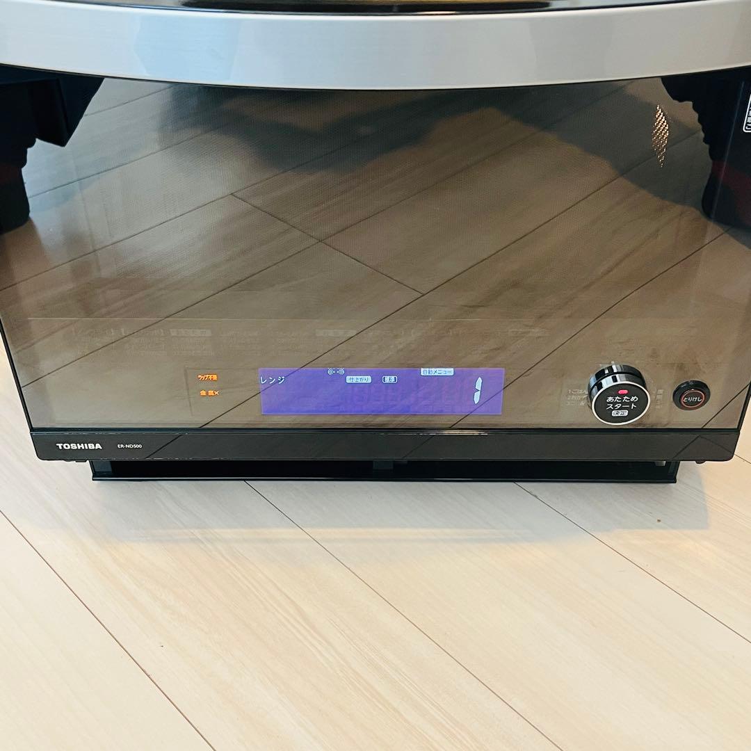 東芝 石窯ドーム ER-ND500(R) 過熱水蒸気オーブンレンジ