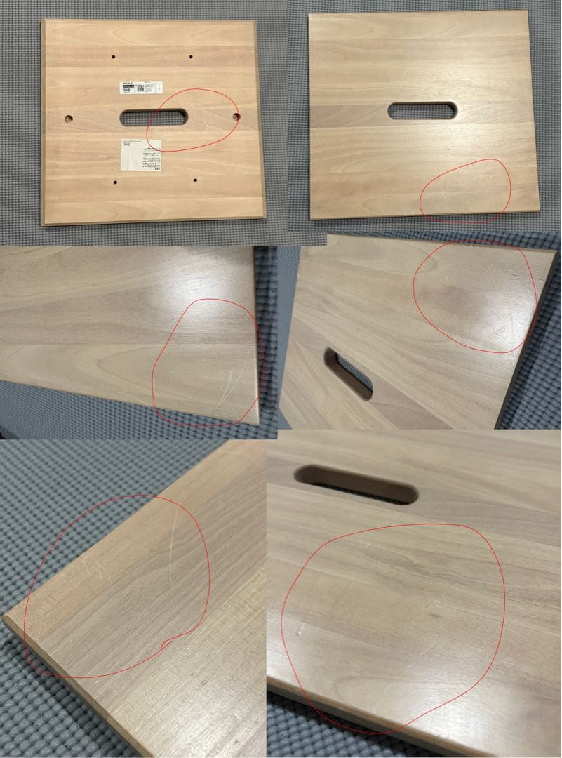 IKEA カウンターチェア　2脚セット　ニルソッレ　細かいキズあり