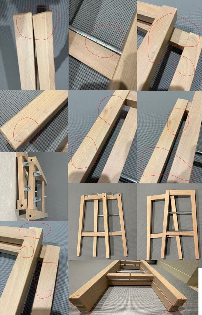 IKEA カウンターチェア　2脚セット　ニルソッレ　細かいキズあり