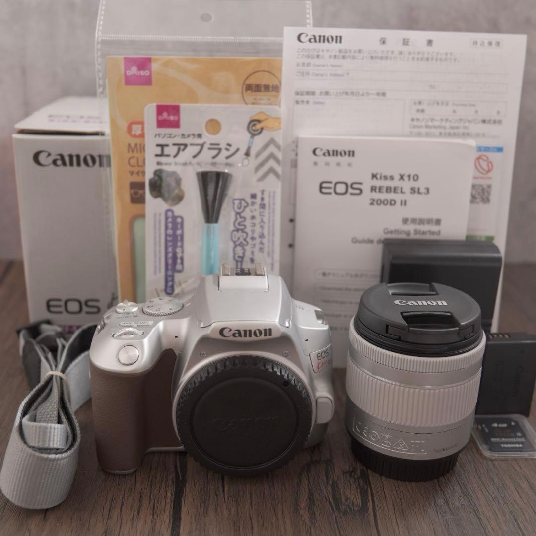 ✨超美品✨レアなシルバー✨Wi-Fi転送✨Canon Kiss X10　167