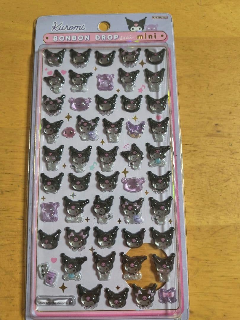 ボンボンドロップシール　サンリオ　ミニ　5枚セット