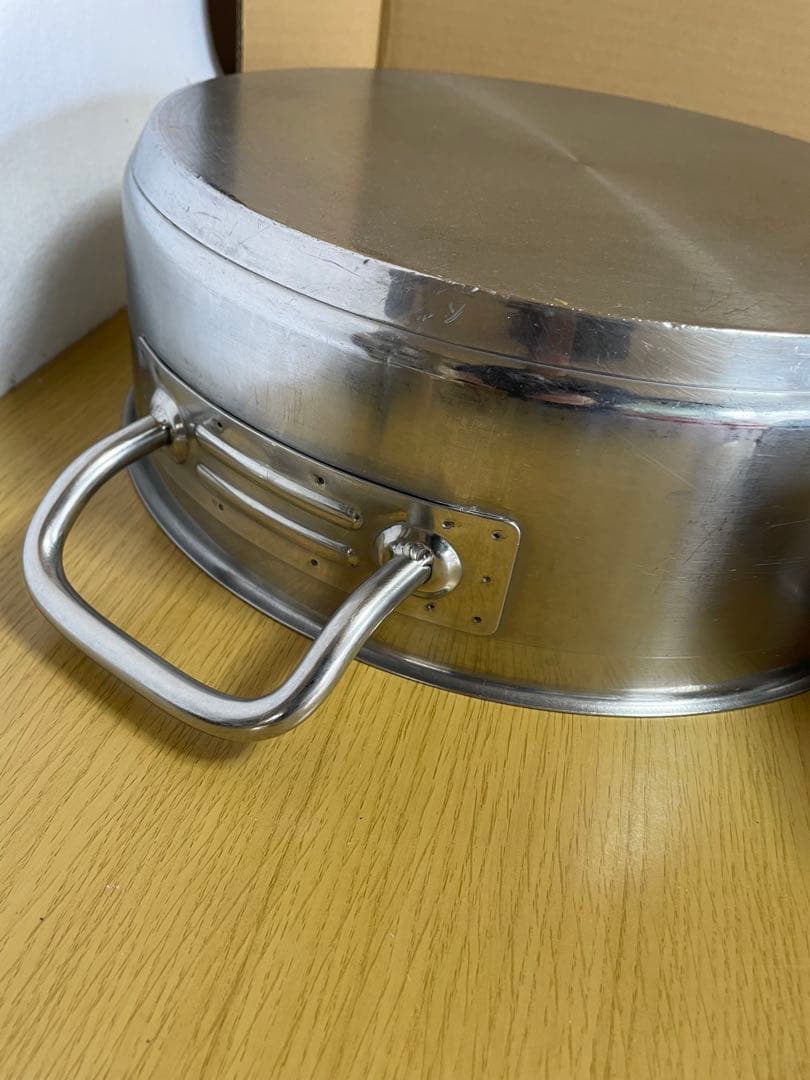 ステンレス製　両手鍋　2セット