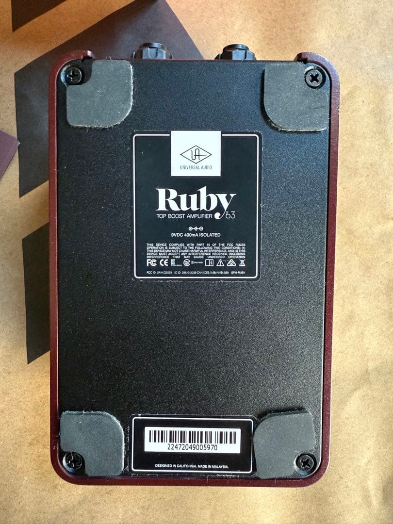 ギター UAFX Ruby Universal Audio