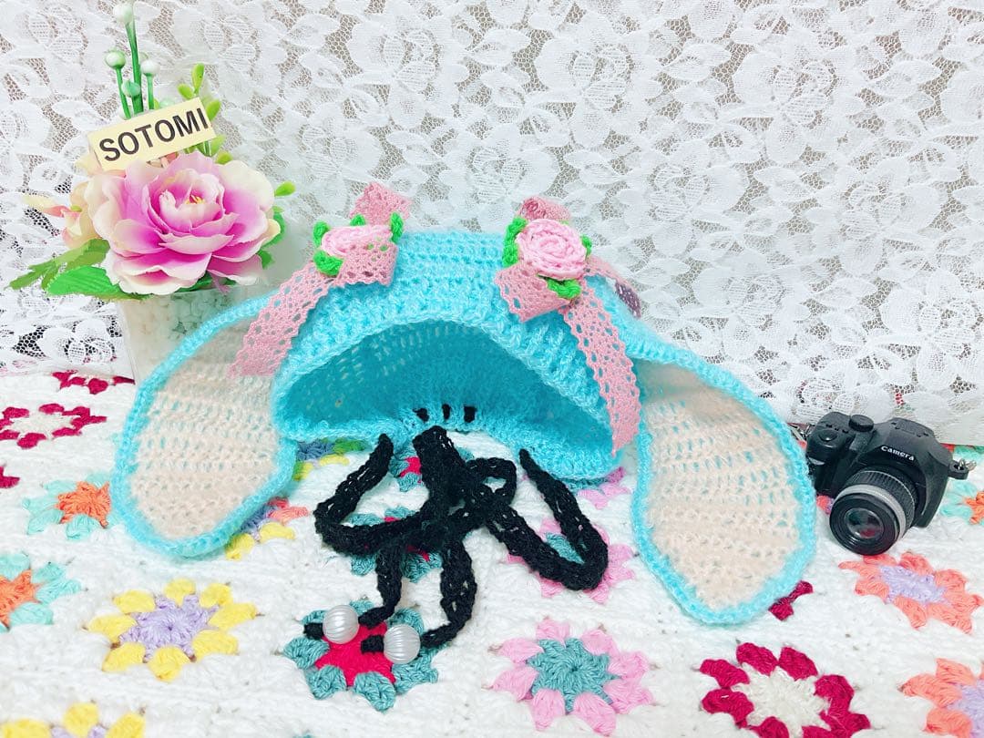 手編みのdayuanbaoドール用 きつねドール服セット