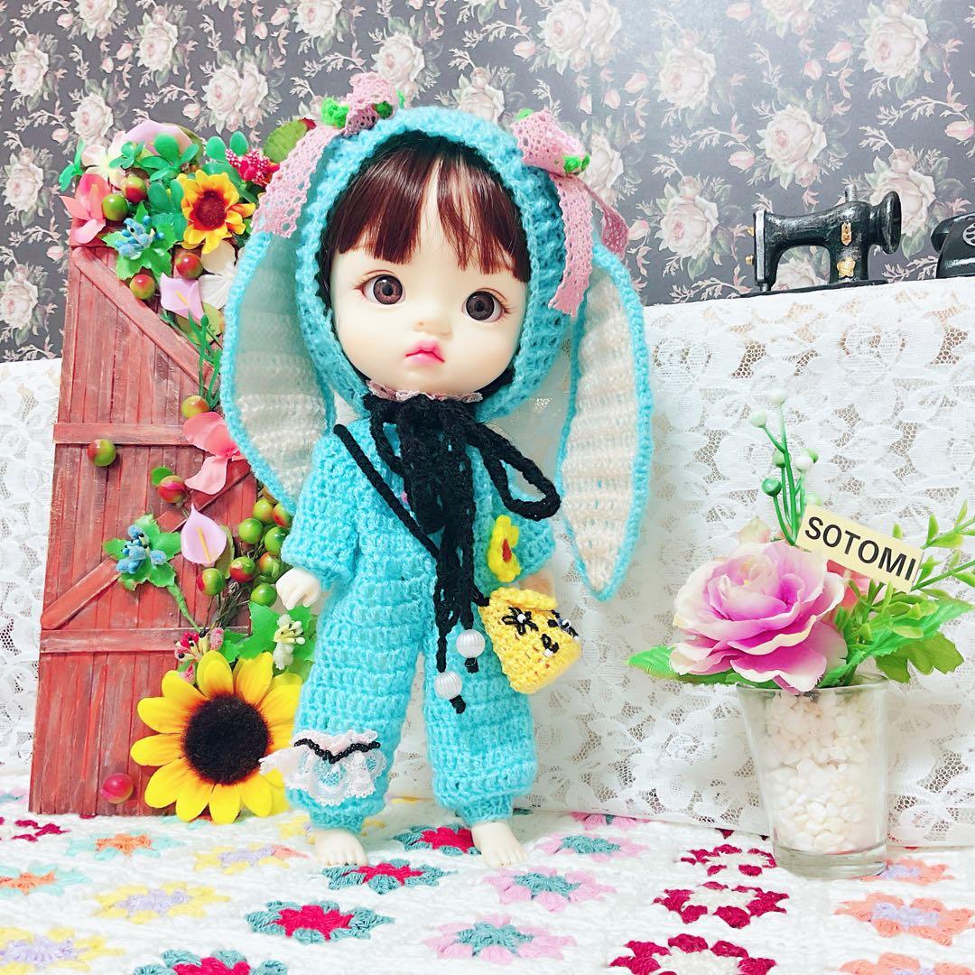 手編みのdayuanbaoドール用 きつねドール服セット