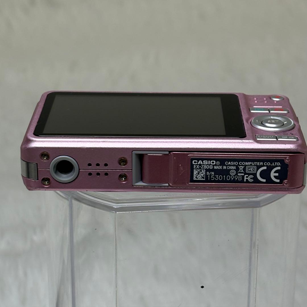 CASIO カメラ　エクシリム　EX-Z80 ピンク　コンデジ　動作品　訳あり