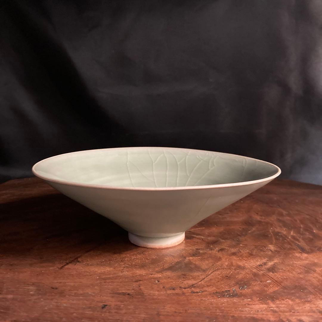 創業還元祭‼️【ギャラリー三益】中国古美術　宋代龍泉窯茶碗