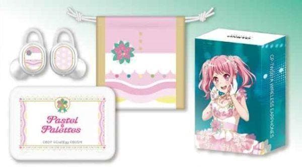 ワイヤレスイヤホン＆ワイヤレス充電器 バンドリ！ 　パスパレ　パステルパレット