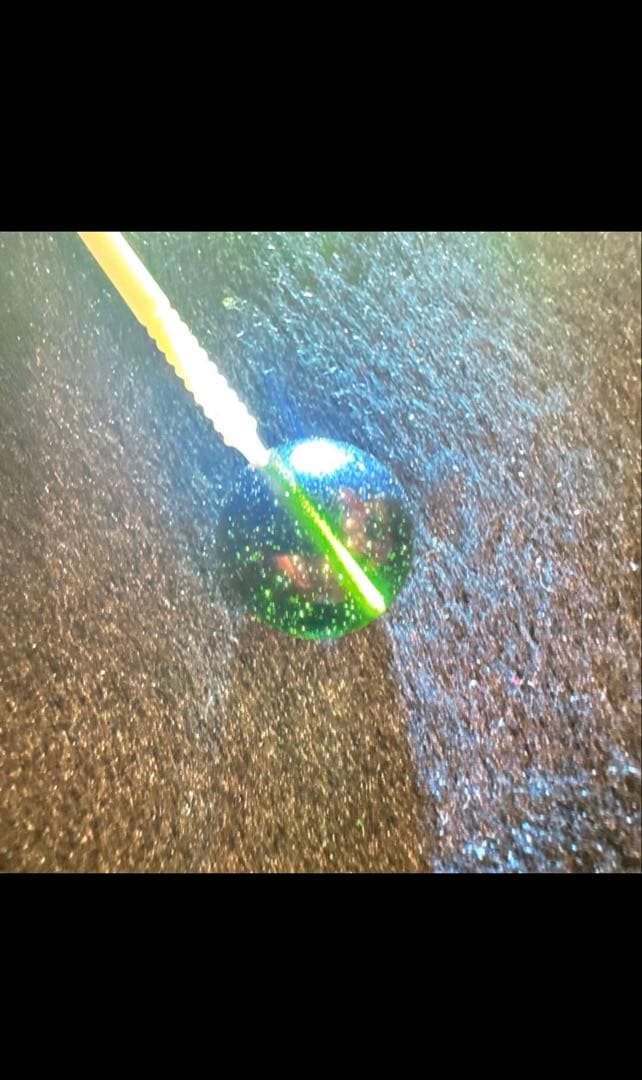 【13.8mm・存在感ある特大】モルダバイト 龍紋・気泡鮮明（鉱石専門店購入）