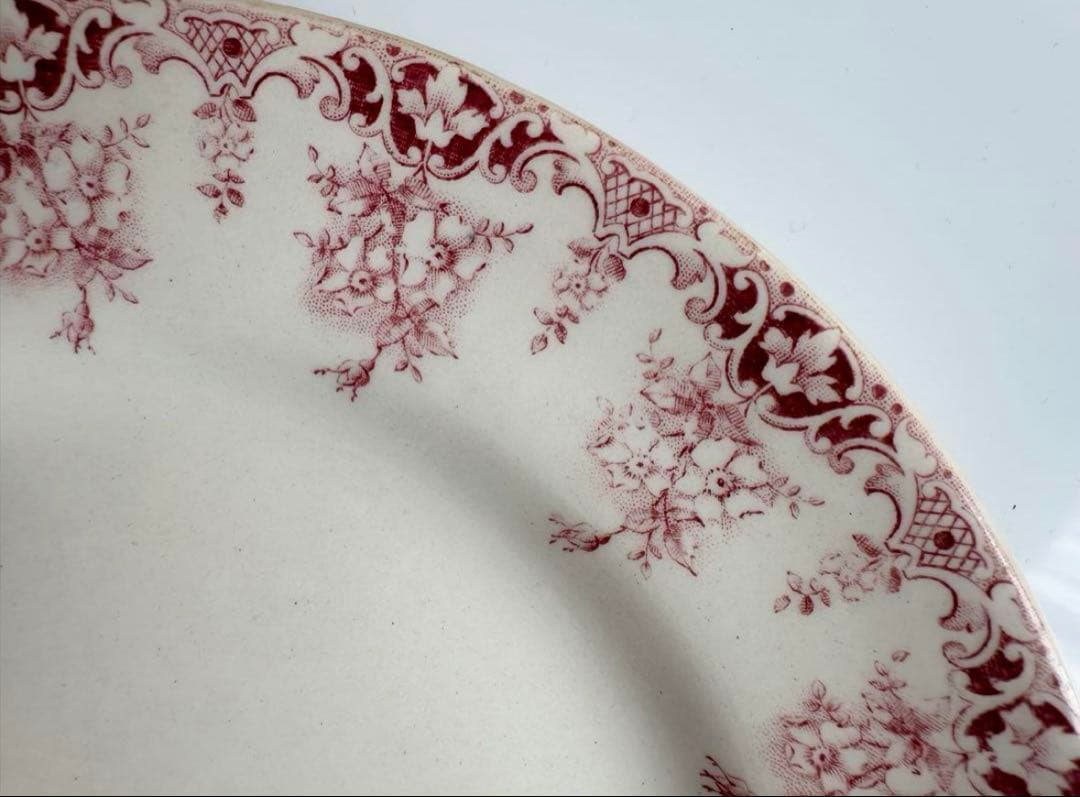 フランス　アンティーク　プレート　皿　ビンテージ　ブロカント