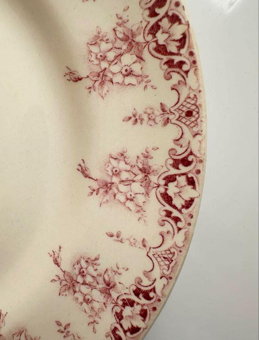 フランス　アンティーク　プレート　皿　ビンテージ　ブロカント