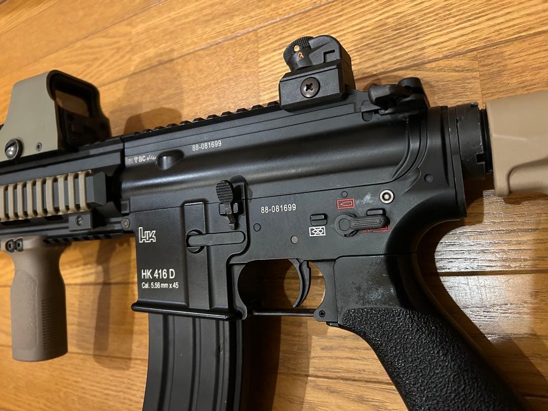 HK 416D 次世代電動ガン ブラック/タンドルフロmod仕様