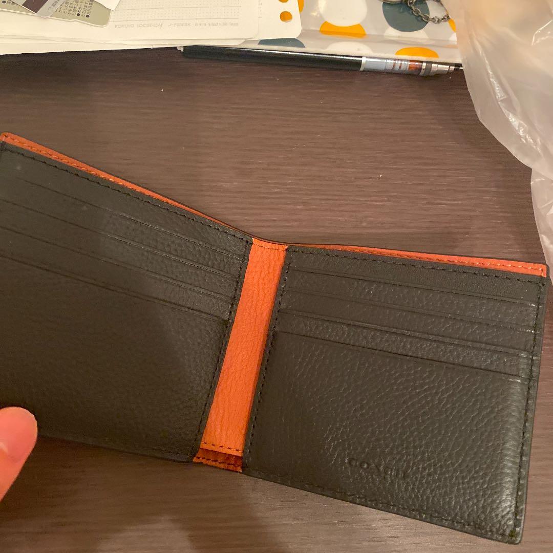 coachの折り畳み財布です！
