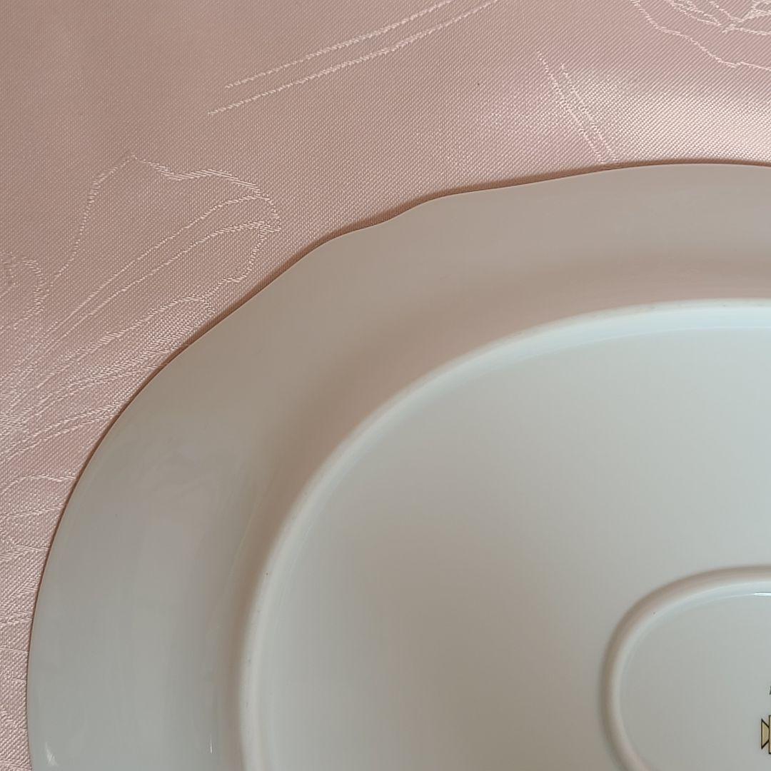 リチャードジノリ　アンティックローズ　オーバルプレート　を135