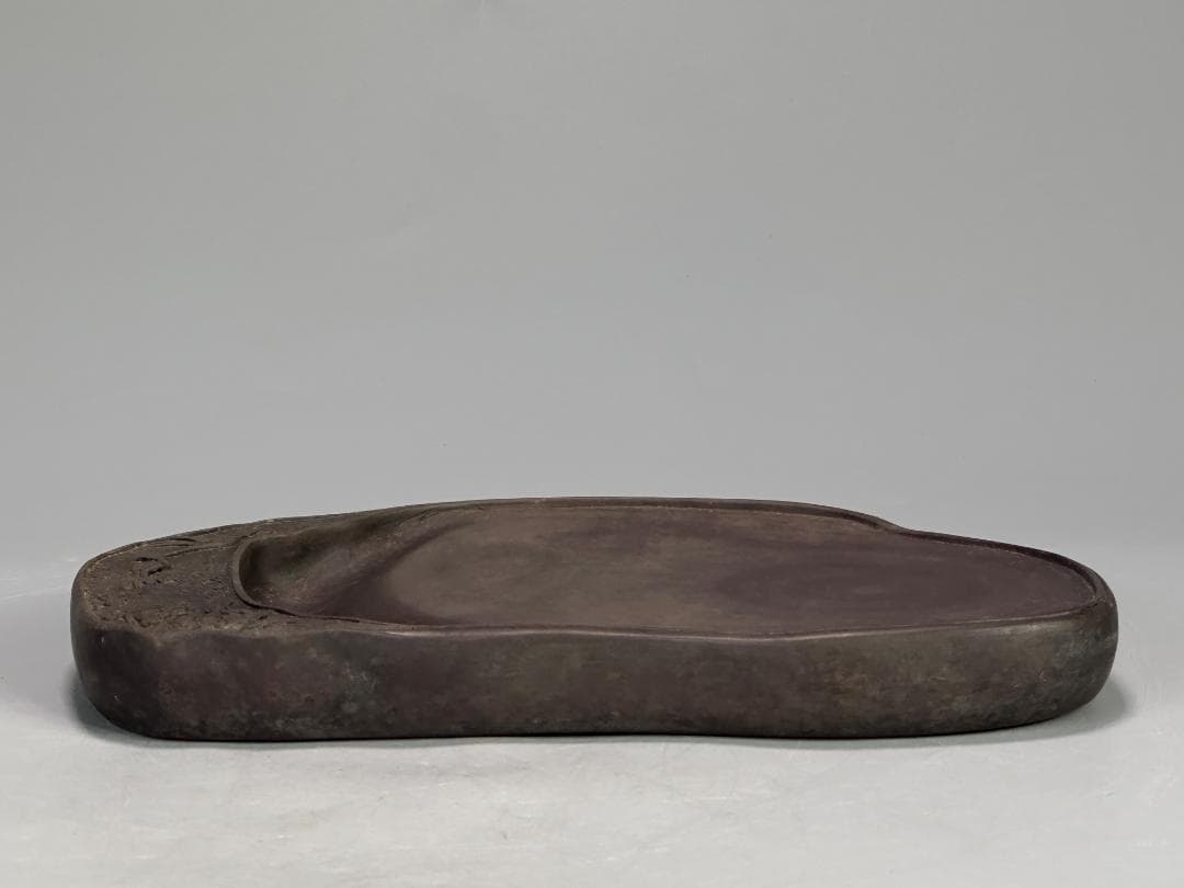 UM10SZW　中国美術　書道具　文房具　硯　松鶴文端渓硯　時代硯　唐物