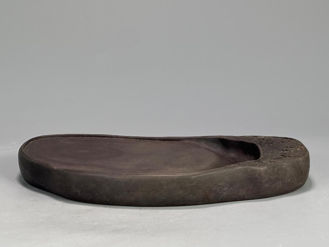 UM10SZW　中国美術　書道具　文房具　硯　松鶴文端渓硯　時代硯　唐物