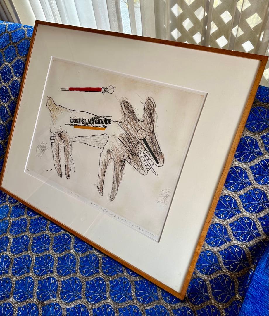 吉岡弘昭[ユビユの犬]エッチング　サイン有エディション有